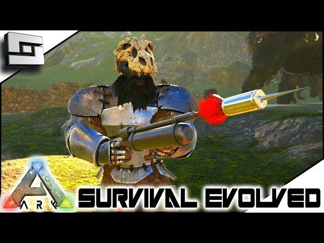 ARK: Survival Evolved - HARPOON GUN?! E14 ( Ark Ragnarok Map )