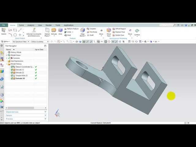 Siemens NX10 Modelling: Tutorial 02