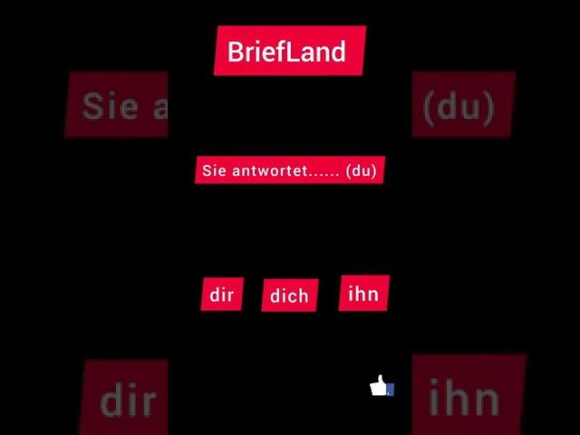 Deutsch übungen #briefland #videos #shorts