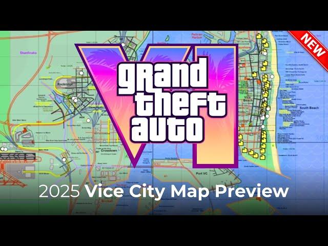 A Detailed Tour of Vice City Map of GTA 6! (2025 Update)