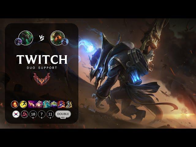 Twitch Support vs Nautilus - KR Grandmaster Patch 13.13