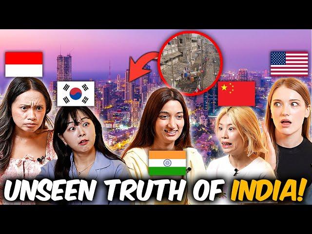 All Media was fake!! l American & Asian Girls React to Shocking Unseen Truth Of India!!