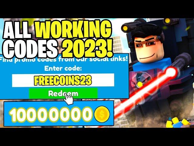 *NEW* ALL WORKING CODES FOR TOILET TOWER DEFENSE NOVEMBER 2023! ROBLOX TOILET TOWER DEFENSE CODES