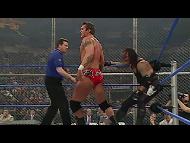 Randy Orton vs The Undertaker Hell in a Cell Match Pt.1 Armageddon 2005