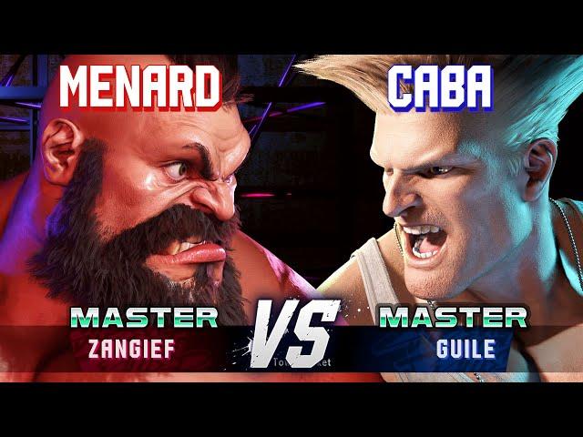 SF6 ▰ MENARD (Zangief) vs CABA (Guile) ▰ High Level Gameplay