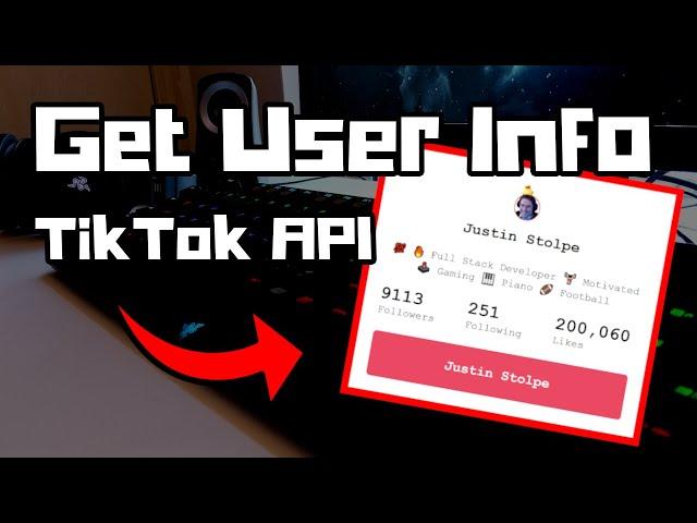 How to get Users Info with the TikTok API