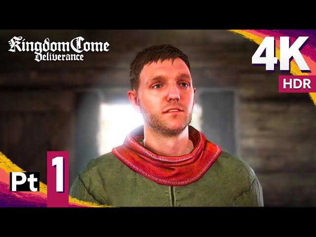 Kingdom Come: Deliverance [4K/60fps HDR] (Hardcore, 100%, All Quests) Part 1 - Unexpected Visit