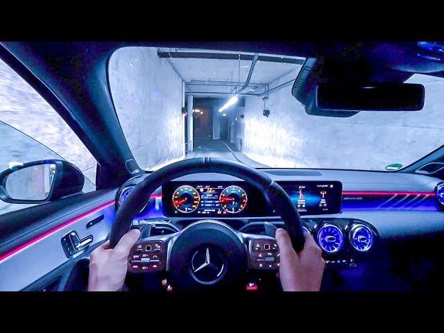 2019 Mercedes-AMG A 35 4MATIC (306PS) NIGHT POV DRIVE Onboard (60FPS)