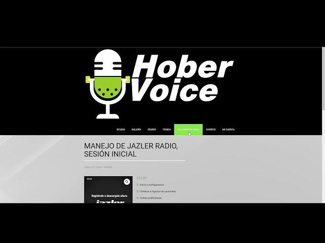 Presentación de la web hobervoice.com