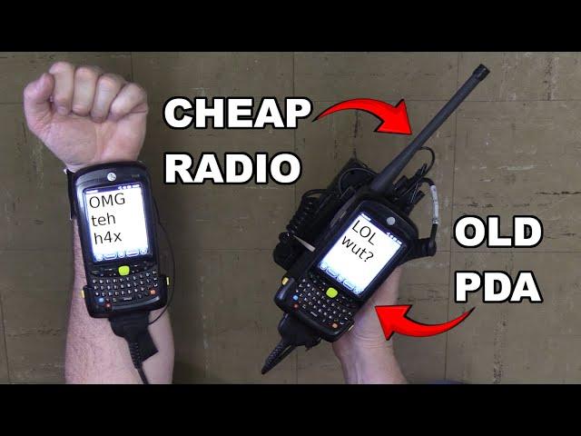 DIY Off-Grid Radio Text Messaging