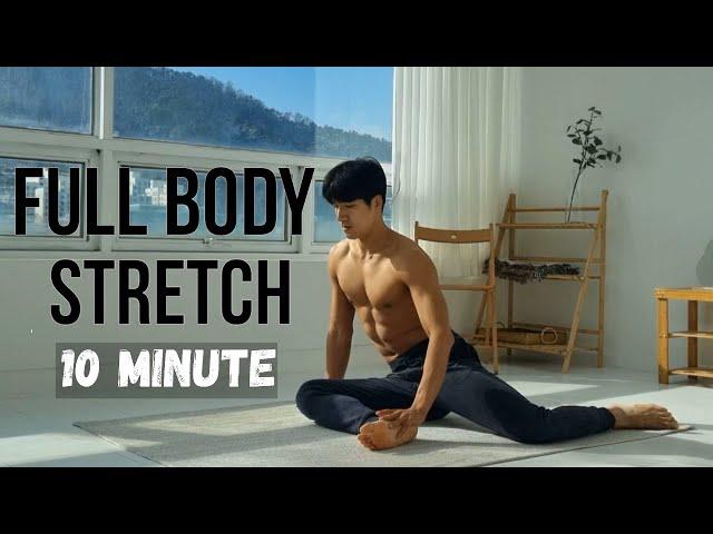 10 Min Full Body Stretching Exercises | WARM UP ROUTINE BEFORE WORKOUT | 10분 전신 스트레칭 & 운동 전 워밍업