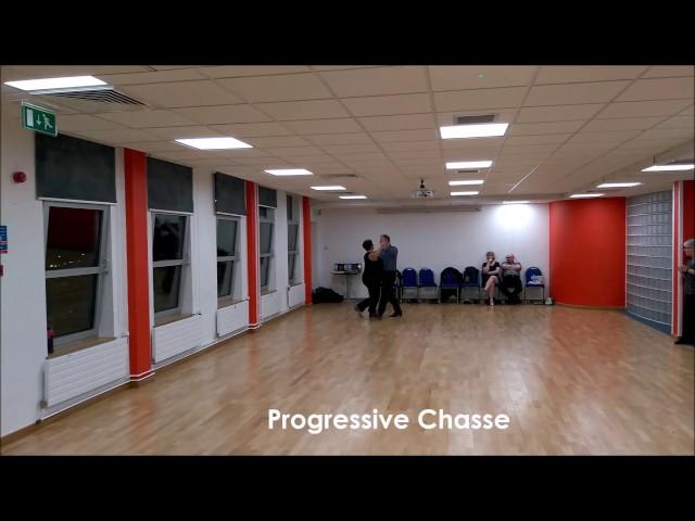 Quickstep: Natural Spin Turn to Progressive Chasse to Quick Open Reverse Combination