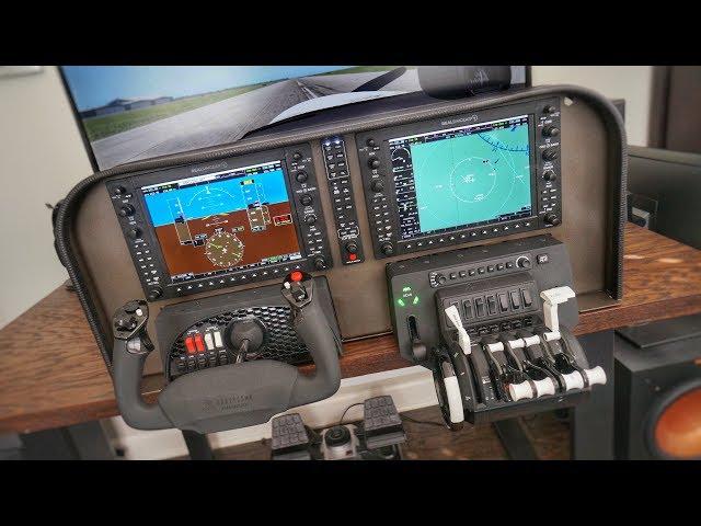 EPIC Home Flight Sim Cockpit | HONEYCOMB | RealSimGear G1000 | SLAVX | X-Plane 11