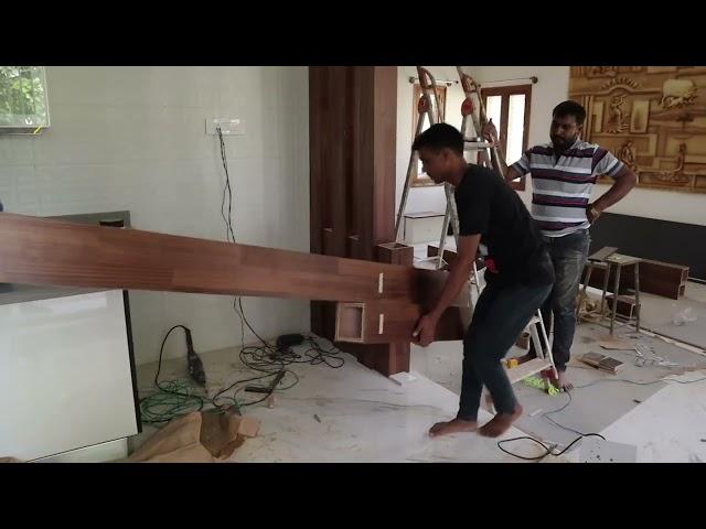 How we make Partition Wall  | Living room i Build Interiors