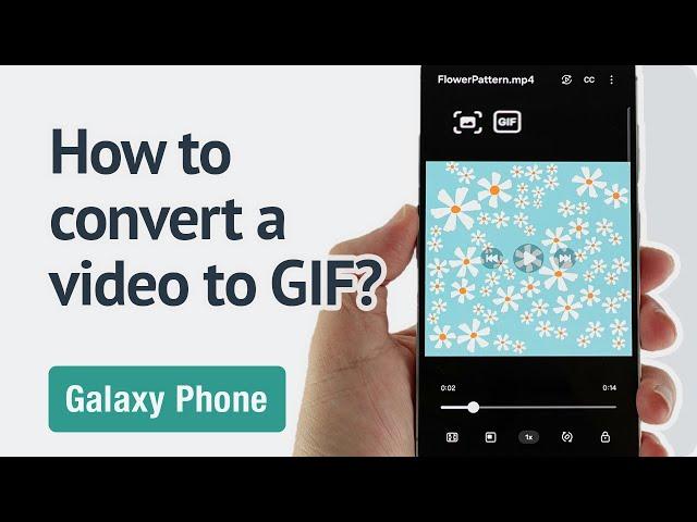 How to convert a video to GIF on the Galaxy phone? [One UI 6.1]