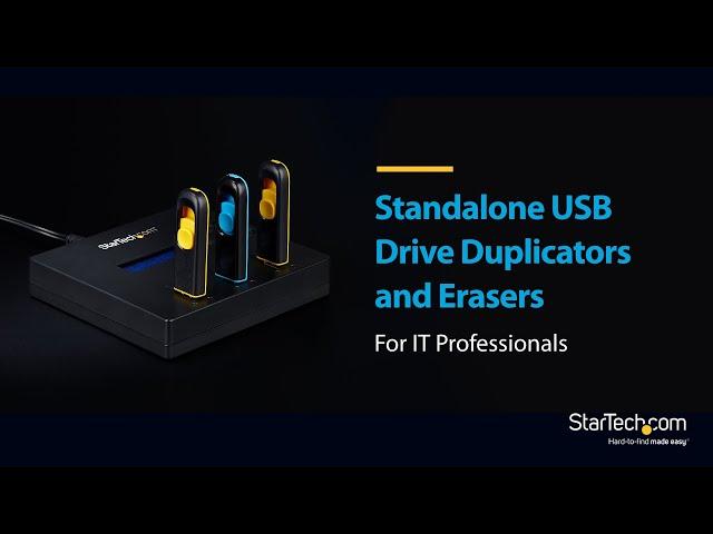 USB Drive Duplicator and Erasers | StarTech.com