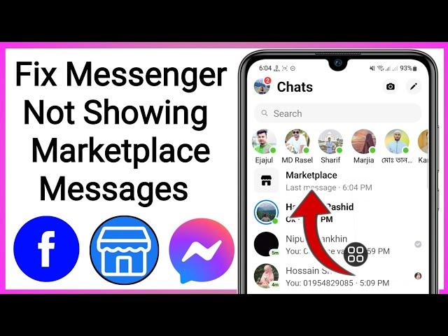 HOW TO FIX facebook marketplace messages not showing up in messenger