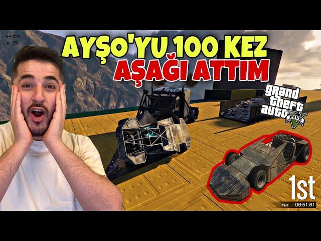 UZUN SÜRE SONRA FACE TO FACE! AYŞO'YU RAMPAYLA 100 KEZ AŞAĞI ATTIM! -GTA 5 PLAYLIST #1