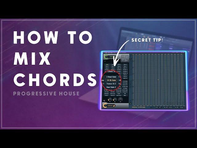 How to process PROGRESSIVE HOUSE chords I Mixing simple GUIDE