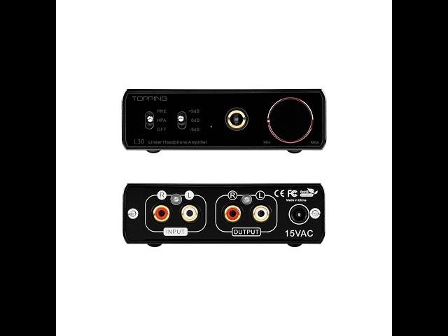 TOPPING L30 Headphone Amplifier--- (Modules UHGF Technology 0.3uV Ultra-Low-Noise Cost-effective)