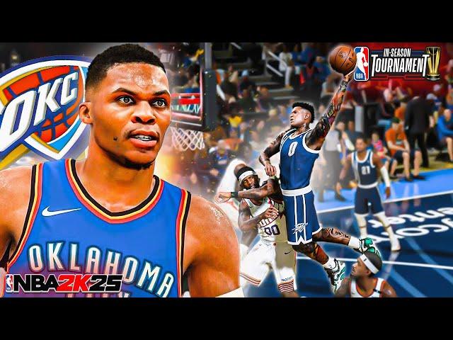 NBA 2K25 MyCAREER #03 - NBA CUP DRAMA with RUSSELL BEASTBROOK… BEST RUSSELL WESTBROOK BUILD NBA2K25!