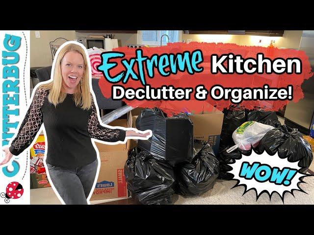 EXTREME Kitchen Declutter and Organization!   