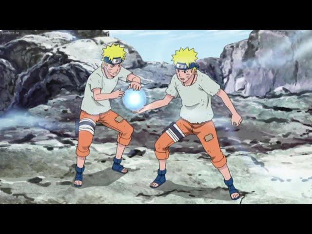 Jiraiya trains Naruto to increase the Rasengan's power, Gaara after becoming a Kazekage English Dub