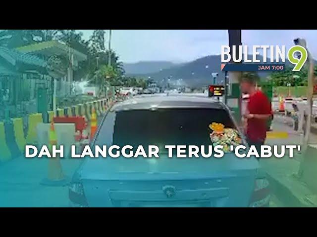 Pemandu Langgar Bas Dan Terus 'Cabut '