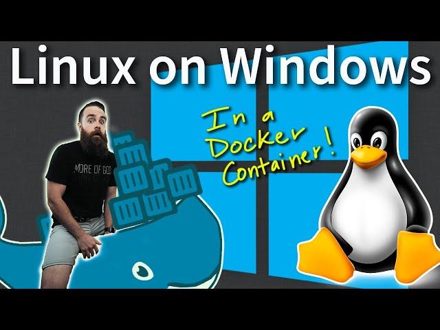 run Linux on Windows Docker containers!!