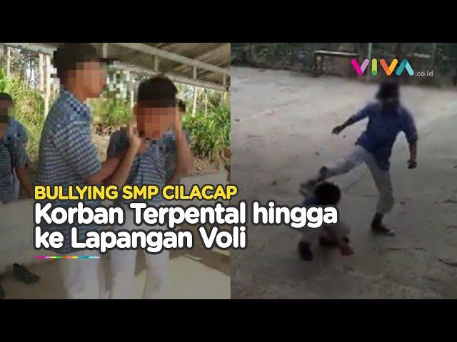 [FULL] Aksi Bullying Siswa SMP di Cilacap Dihajar Hingga Terpental ke Lapangan Voli