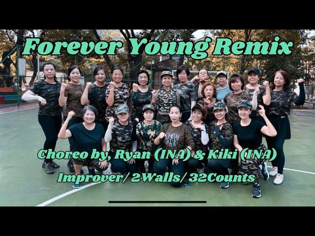 Forever Young Remix Line Dance. Choreo by, Ryan (INA) & Kiki (INA) #kenangaladies