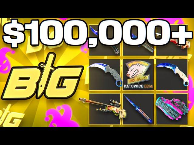 OH MY GOD… THE CRAZIEST $100,000+ UNBOXING IN CSGOBIG HISTORY!!