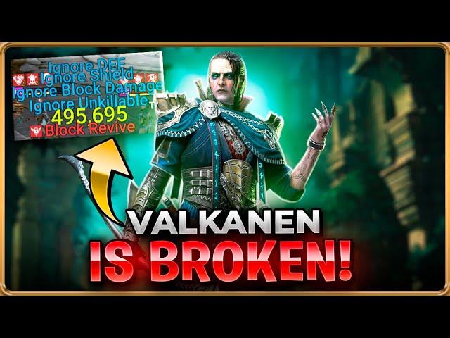 WOW! The Most Insane Damage! Valkanen Champion Spotlight Raid Shadow Legends