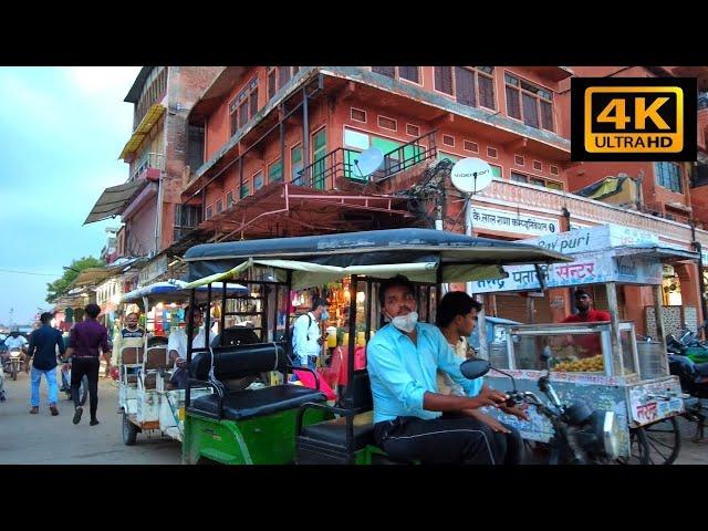 4K Walking in Pink CIty "Jaipur" | Exploring Markets of Jaipur - Rajasthan Tour