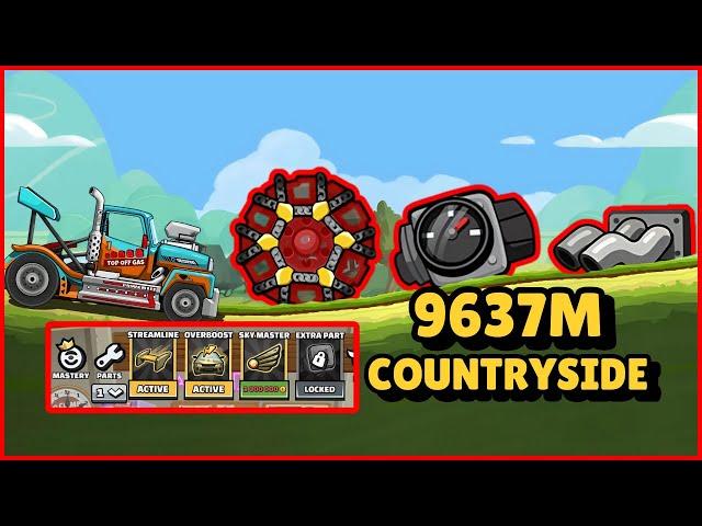 9KM WITH RACING TRUCK IN COUNTRYSIDE HILL CLIMB RACING 2 #hillclimbingracing2 #fingersoft