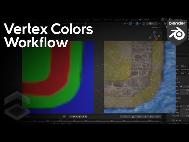 Vertex Color (WorkFlow) en Blender 3.3 - Tutorial Blender