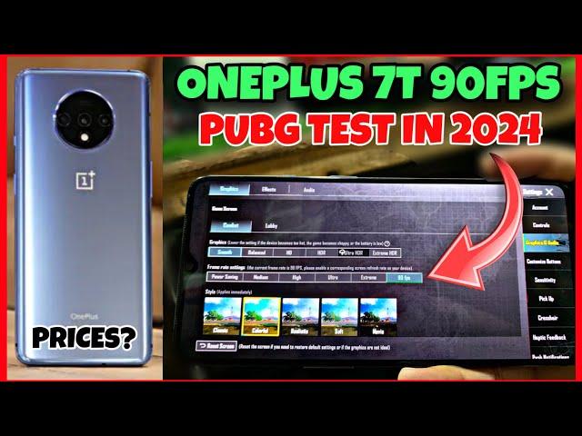 ONEPLUS 7T 90FPS PUBG TEST IN 2024 | GRAPHIC TEST BATTRY TEST BUY OR NOT HOT DROP TEST