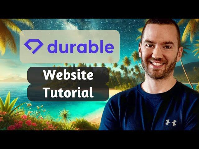 Durable AI Website Builder Tutorial 2024 (How To Create A Website With Durable)