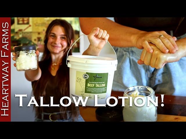 How To Make Homemade Tallow Hand And Body Lotion