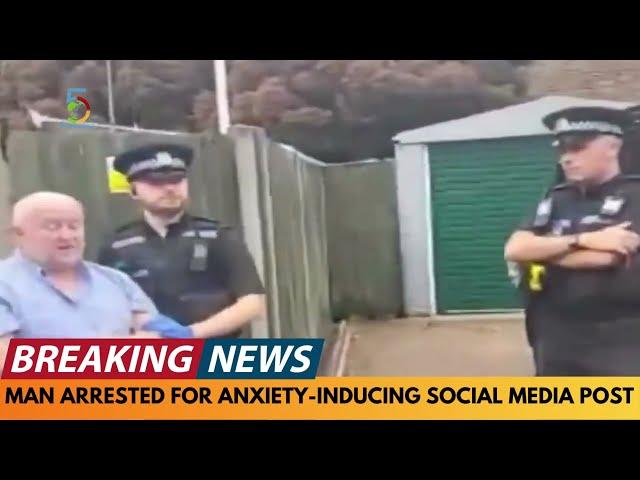 BREAKING NEWS: MAN ARRESTED FOR ANXIETY-INDUCING SOCIAL MEDIA POST