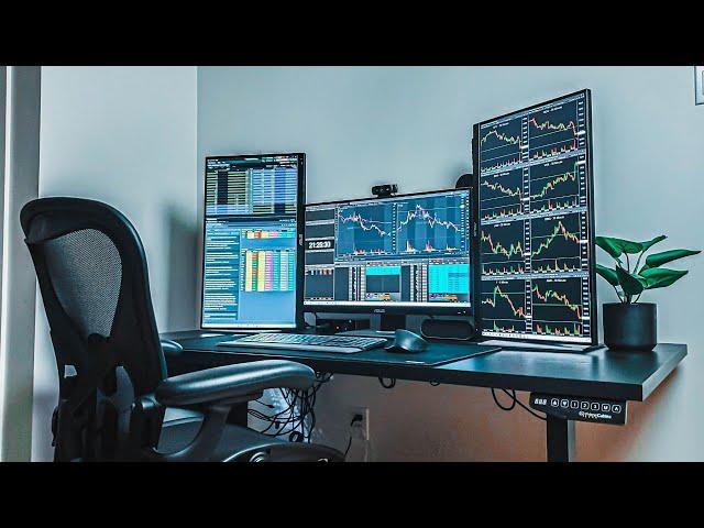 Best Day TRADING Setup  - Dual Vertical Monitors, Cable , Day Trading & Swing Trading  PC Build