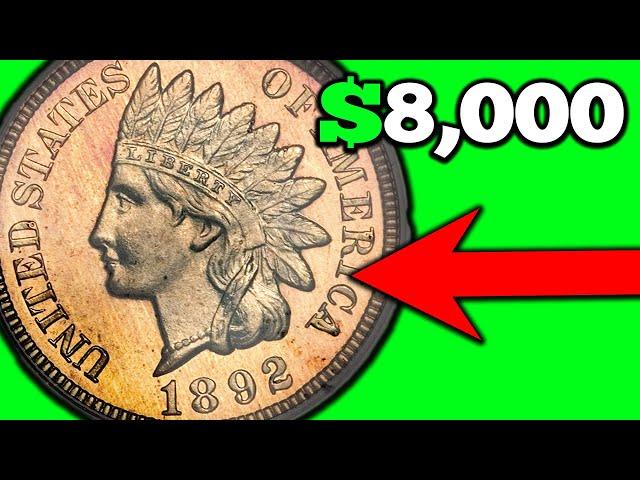 RARE Indian Head Penny Error Coins Worth Money  - 1892 Indian Head Cent Value