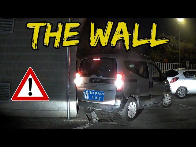 BAD DRIVERS OF ITALY dashcam compilation 10.17 - THE WALL