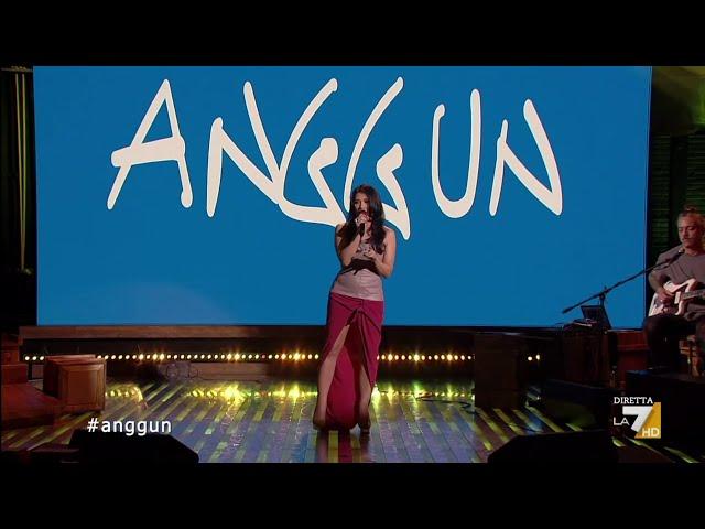 Anggun performing I Don't Know How to Love Him at Italian TV