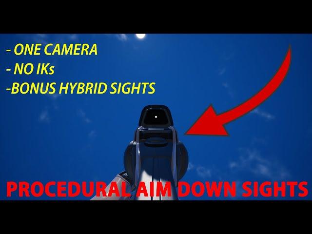 UE4 Procedural Aim Down Sights Tutorial