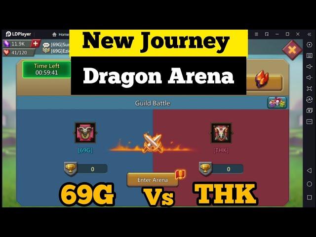 Mini New Journey Account First Dragon Arena || Lords Mobile