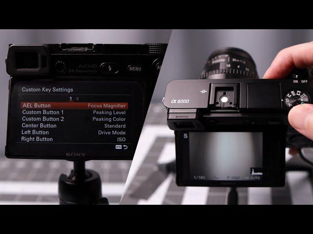 Best settings for manual lenses on the Sony A6000