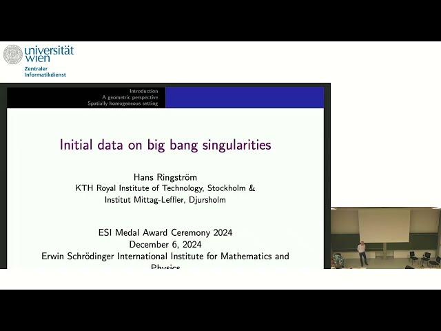 Hans Ringström - Initial data on big bang singularities