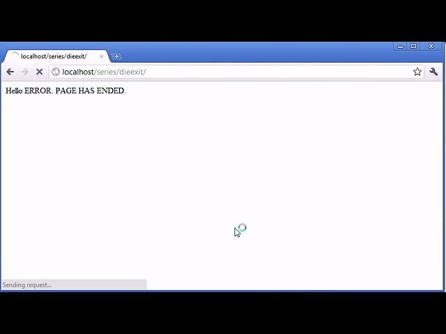 Beginner PHP Tutorial   29   die and exit Functions