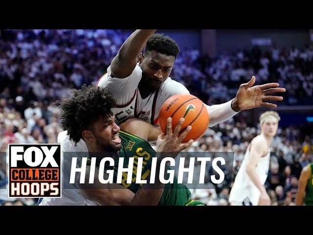 No. 15 Baylor Bears vs. No. 25 UConn Huskies Highlights | FOX College Hoops